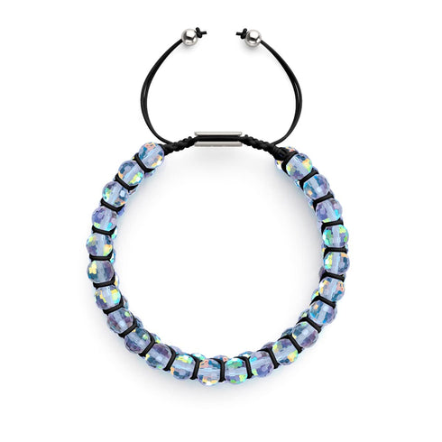 Charbon électrique | Argent | Bracelet Vitalité Prisma